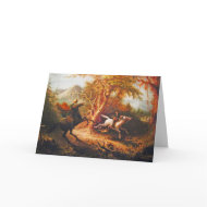 Headless Horseman Pursuing Ichabod Crane card