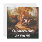Headless Horseman Pursuing Ichabod Crane Personalized Invitation