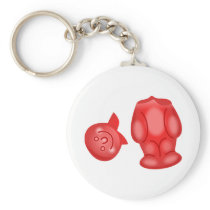 Headless Jelly Baby Keychain