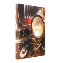 Headlight from 1917 Truck canvas prints