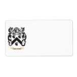 Headon Coat of Arms (Family Crest) labels