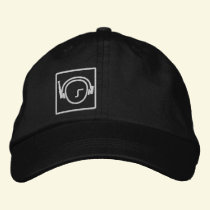 Headphone Cap embroidered hats