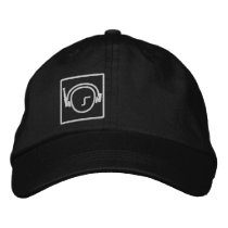 Headphone Cap Embroidered Hat