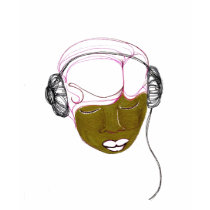 HEADPHONES1 t-shirts by HopeAli HEADPHONES1 t-shirts