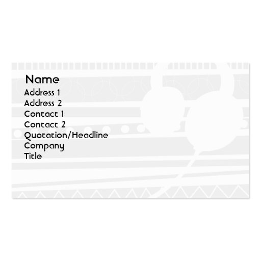 Headphones - Business Business Card Template (front side)