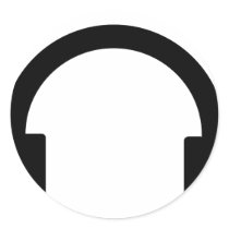 headphones icon stickers
