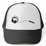 Headphones Jack cap Mesh Hats