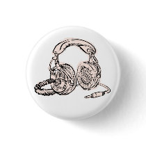 Headphones - Light Blue buttons