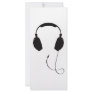 Headphones Rack Card Template
