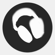 Headphones Sticker