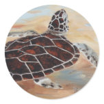Head's Up Turtle Sticker