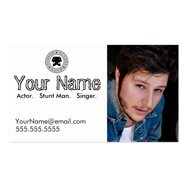 Headshot Business Card For The Working Actor