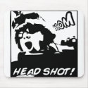Headshot mousepad. by dotcadesigns Headshot mousepad.