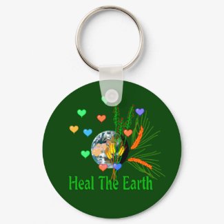 Heal The Earth keychain