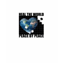Heal the World Puzzle T-Shirt by DareToWish Heal the World Puzzle T-Shirt