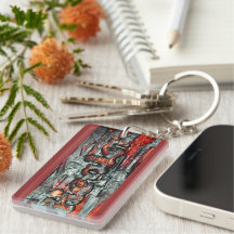 Healer Rectangle Acrylic Key Chain
