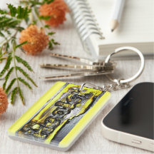 Healer Rectangular Acrylic Key Chain