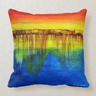 HEALING COLORS Functional Art -2 Different Sides Pillows