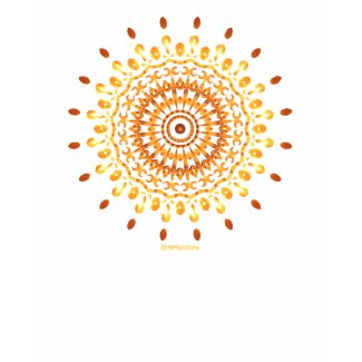 Healing Energy Mandala Shirt - Brown Shirt shirt