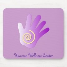 Healing Hand - Purple Mouse Pads