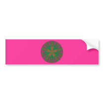 Healing Hands Mandala Bumper Sticker
