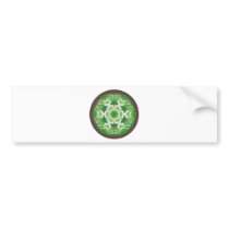 Healing Hands Mandala V3 Bumper Sticker