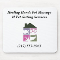 Healing Hands Pet Massage & Pet Sitting Services mousepads