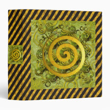 Healing Power | golden stripes Vinyl Binders