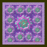 Healing Purple Star : Meditation Chakra posters