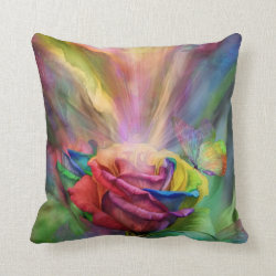 Healing Rose Art Decorator Pillow