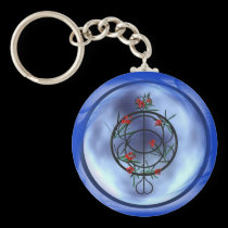 Healing Waters in the Distance keychains