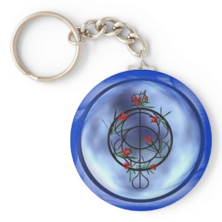 Healing Waters in the Distance keychain