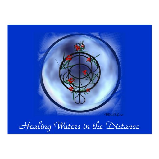 Healing Waters in the Distance Post Cards