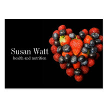 Health and Nutrition Business Card