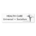 Health Care Bumper Sticker 1 bumper stickers