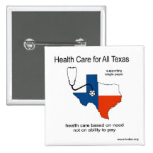 Health Care for All Texas Pin