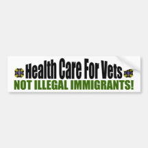 Health Care For Vets Bumper Sticker
