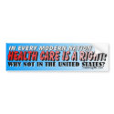 HEALTH CARE IS A RIGHT BUMPER STICKER bumper stickers by affirmationshirts HEALTH CARE IS A RIGHT BUMPER STICKER bumper stickers