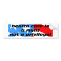 health care is a right bumper stickers by mymittens health care is a right bumper stickers