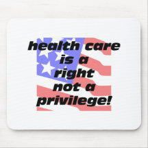 health care is a right mouse pad