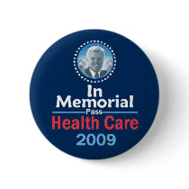 HEALTH CARE Kennedy Button by samappleby HEALTH CARE Kennedy Button