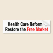 Health Care Reform bumper sticker