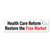 Health Care Reform bumper sticker bumpersticker