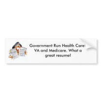Health Care Resume bumper stickers by ooomeez Health Care Resume bumper stickers
