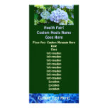 Health Fair! Custom Event Cards Blue Green Garden Picture Card