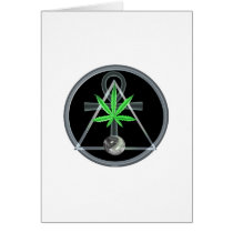 Health, happiness, and wellness greeting card