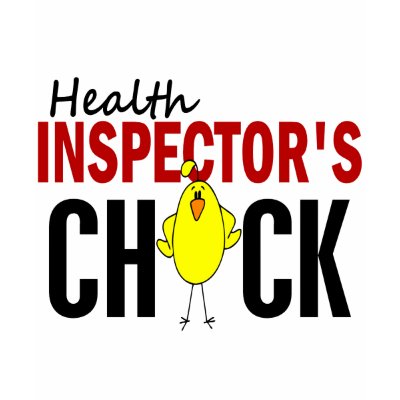 HEALTH INSPECTOR’S CHICK TEE SHIRTS by professiongifts