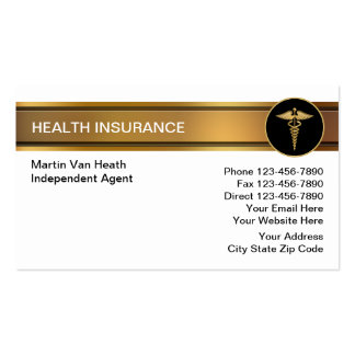 Health Insurance Business Cards