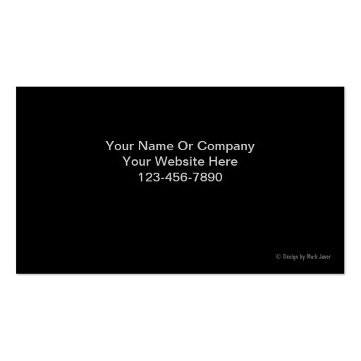 Health Insurance Business Cards (back side)