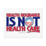 Health Insurance Health Care Postcard